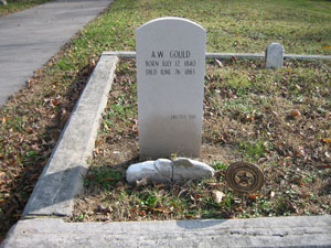 A. W. Gould Replacement Headstone
