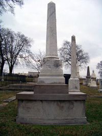 Restored Mayor Stout Tombstone