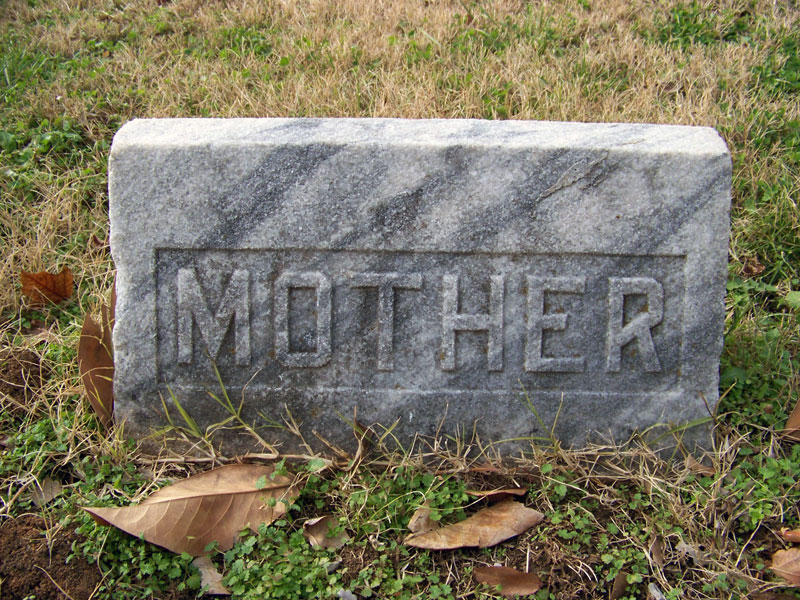 Mother Tombstone Inscription