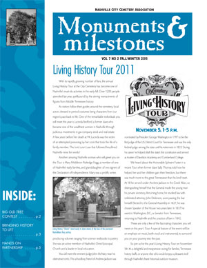 Newsletter First page Spring 2011